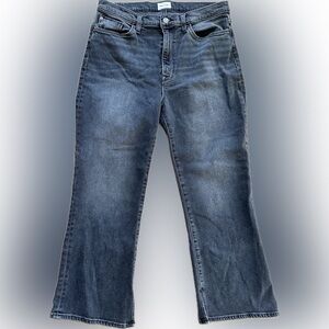 Hudson Blair High-Rise Bootcut Crop Jeans Gray Wash | Size 32 (see measurements)